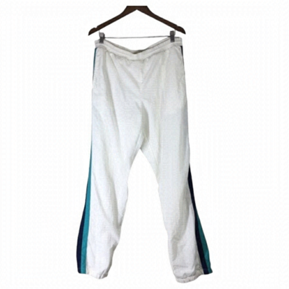 Boast Vintage White Blue Lightweight Ski Snowboard Pants Large